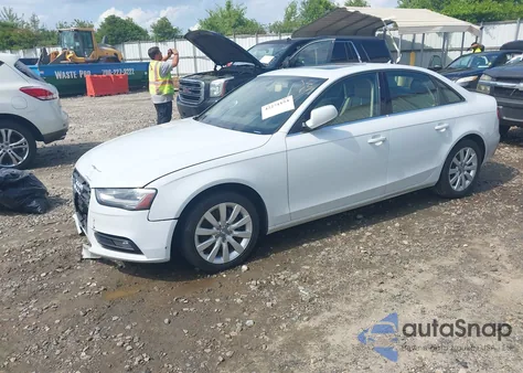 2013 Audi A4 2.0T Premium from USA, damaged, VIN WAUAFAFL8DN038026
